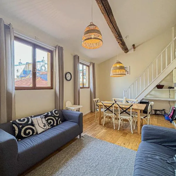 Cozy 3 pièces, centre historique - Wifi, AC, 5pers, hotel v Nici