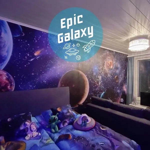 UUSI Epic Galaxy Hiekkasärkät - sisältää liinavaatteet, hotel en Kalajoki