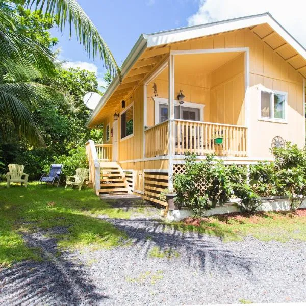 Oceanfront Cottage Near the Kalapana Lava Flows, hotel in Kehena