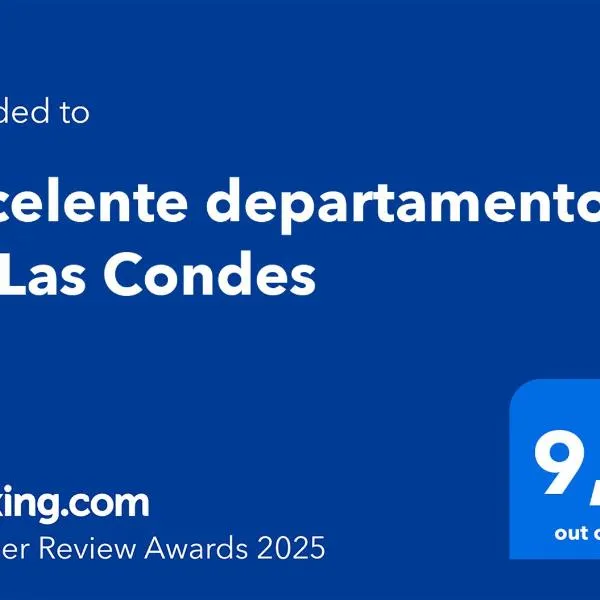 Excelente departamento en Las Condes, ξενοδοχείο στο Σαντιάγο