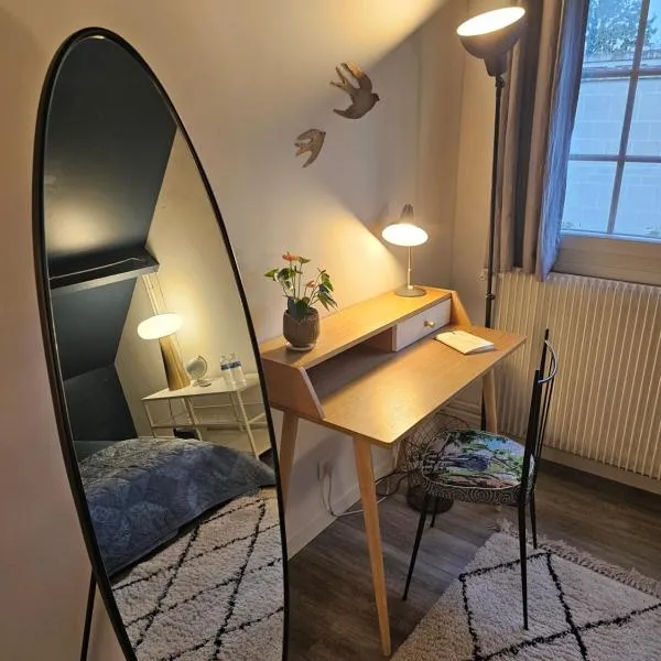 Cati's greenhouse - chambre d'hôtes cosy et calme à 700m du RER B, hôtel à Bures-sur-Yvette