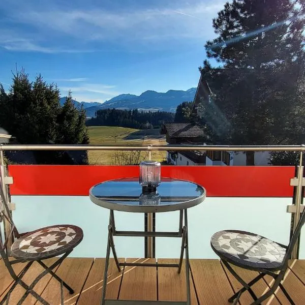 Ruhige Wohnung mit schöner Aussicht, hotel in Bolsterlang