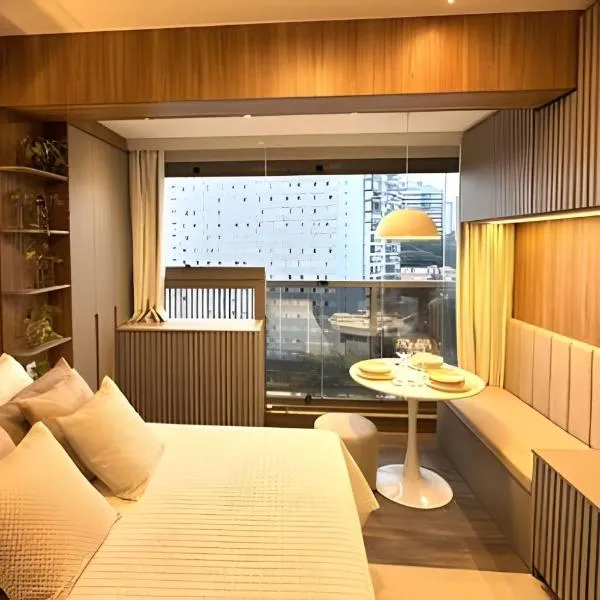 Studio Luxo 5 passos do Metrô V Madalena c/piscina, hotel di São Paulo