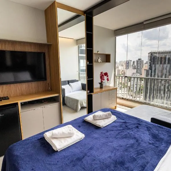 Apart com vista incrível Allianz parque com estacionamento, hotel in Sao Paulo