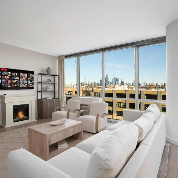 Ultra Luxury Apt - Panoramic NYC View - Minutes to City, Hotel in Hoboken