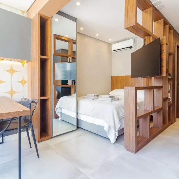 2 quadras metrô Oscar Freire com garagem, piscina e coworking, hotel em São Paulo