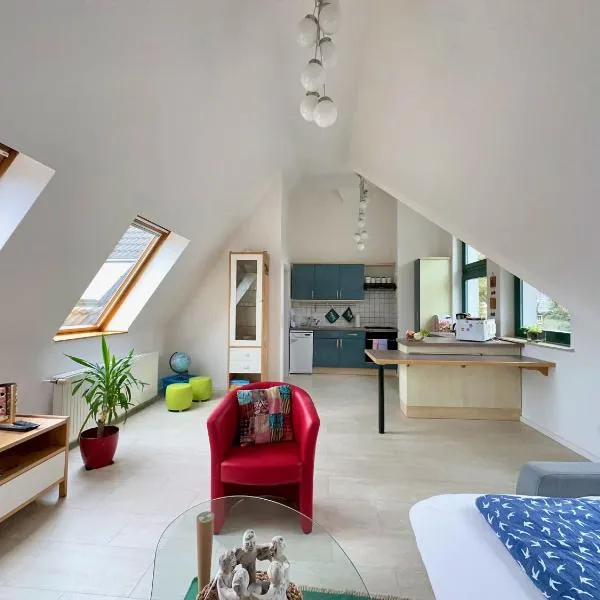 Ferienwohnung am Berliner Stadtrand: Berlin'de bir otel