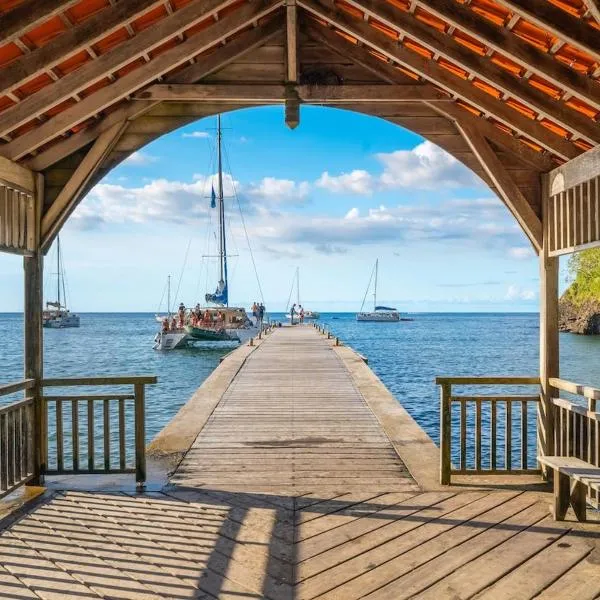 Bungalow Ixora, bord de mer, viešbutis mieste Lez Ans d’Arlė