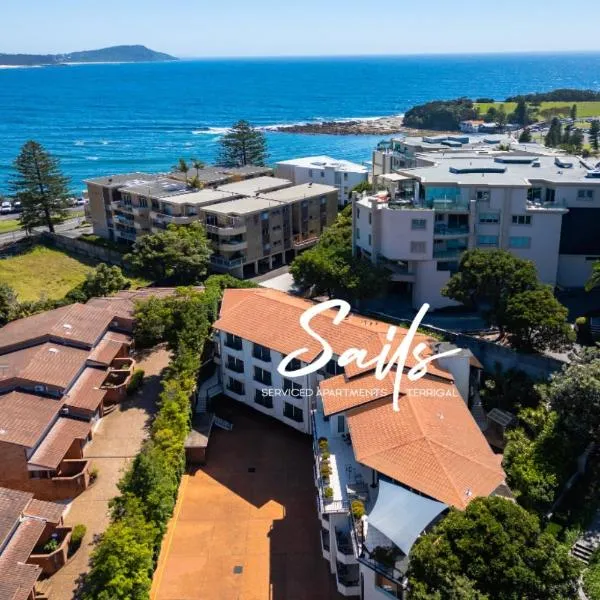 Terrigal Sails Serviced Apartments、テリガルのホテル