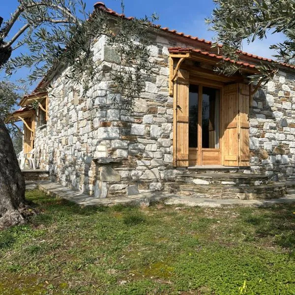 Haus im Olivenhain direkt am Meer, Hotel in Áfissos