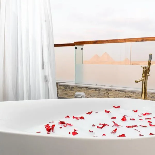 ‘Ezbet `Abd el-Ḥamîd में, होटल Sultan Pyramids Boutique Hotel View