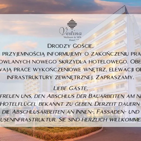 Vestina Wellness & SPA Hotel, hotel v destinaci Międzyzdroje