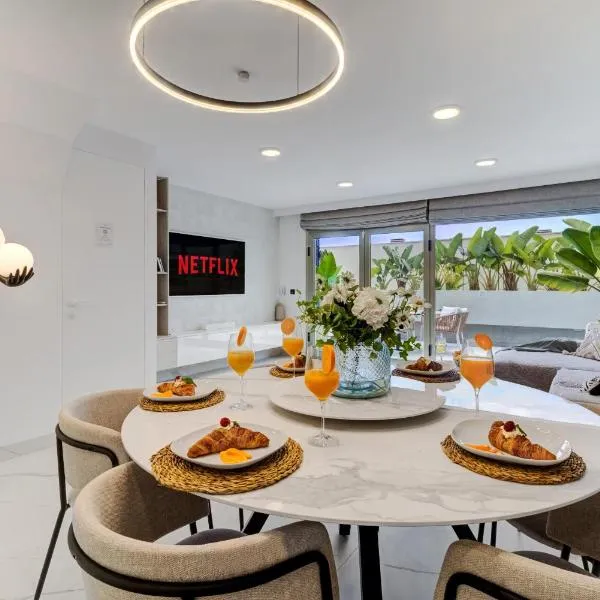 SEA VIEW I POOL I PRIVATE GARAGE I WI-FI I WINE l COFFEE, hotell San Miguel de Abonas