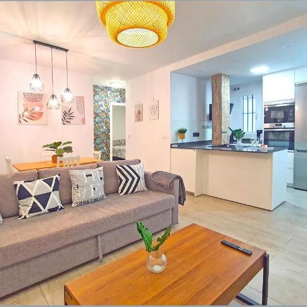 Apartamento 5 en Estadio del Sevilla de 2 habitaciones y metro, hotel em Sevilha