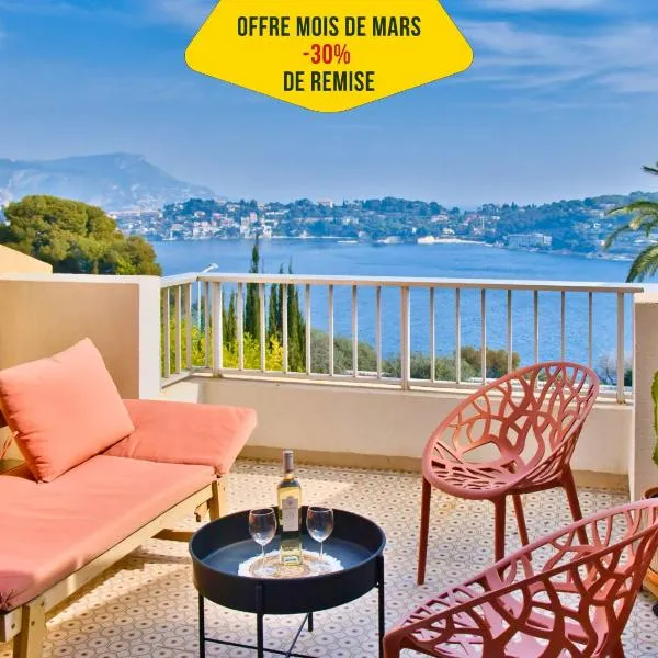 Magnifique Appartement avec Vue Mer Panoramique, hotel v Nice