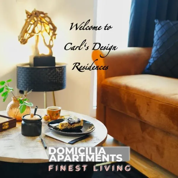 Stay in style at "Carl's Design Residences" - Modern design meets green comfort l free parking & great connection to city center, hotel ve Vídni