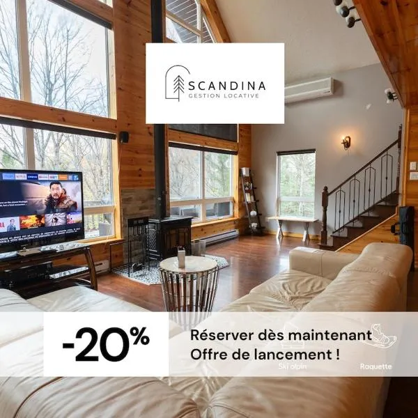 Carriole - Private Hot Tub - Hiking and Skiing, hotel en Val-des-Lacs