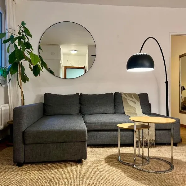 Central 2 bedroom flat in heart of Eaux-vives, hotel v Ženevě