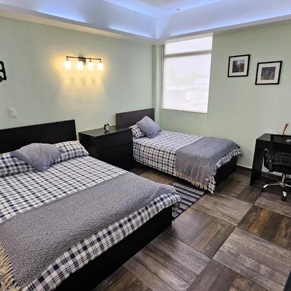 A28 Premium Suite BLACK PLUS Cocina Terraza Companies Work Teams 1-3 PAX, hotel u gradu Kuautitlan Iskali