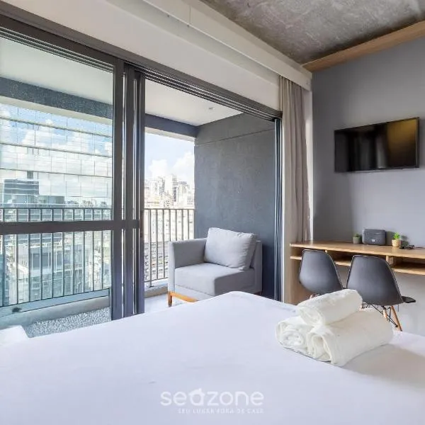 Lindo Estúdio 110m da Rua Oscar Freire RAO1520, hotel in Sao Paulo