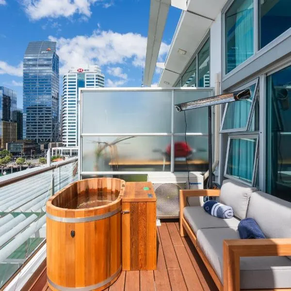 Penthouse apartment with stunning Harbour views, hotel v Aucklandu