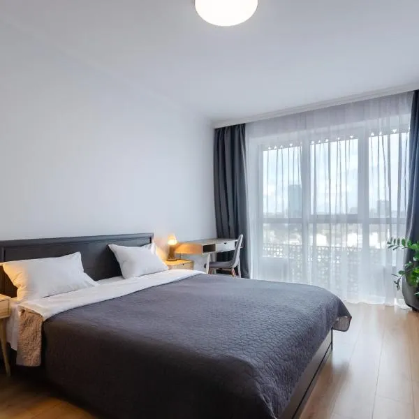 Petrovdom Apartment 7-27 in RC Kvartet, 16Г Vasyl Lypkivskyi Street, hotel v Kyjevě