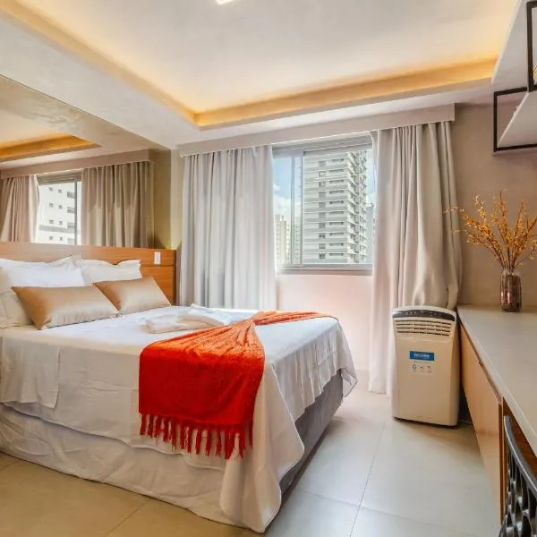 DFARIA905 - Ap Luxo c vaga Prox Ibirapuera Metrô e Hospitais, hotel in Sao Paulo