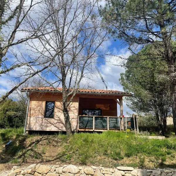 Chalet tous confort avec piscine lagon、ヴァロン・ポン・ダルクのホテル