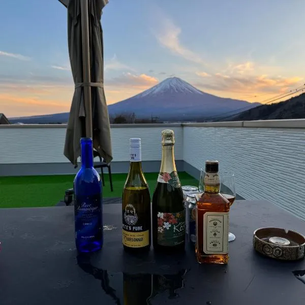 NewOpen大石100A広い展望台, 富士山と河口湖を望む 近大石公園, Hotel in Fujikawaguchiko