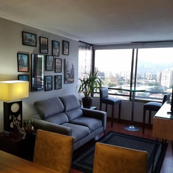 Santiago Central, Bellavista, and Bellas Artes, hotel i Santiago