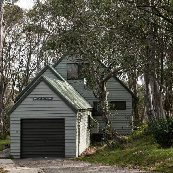 Tabletop Down, Hotel in Dinner Plain