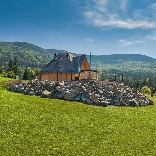 Osada Poli Zawoja - Panoramiczny Domek z Prywatną Balią i Hydromasażem, hotel di Skawica