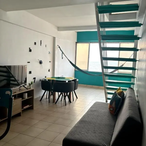 Casa Grace Apto con vista al mar, hotel i Cartagena