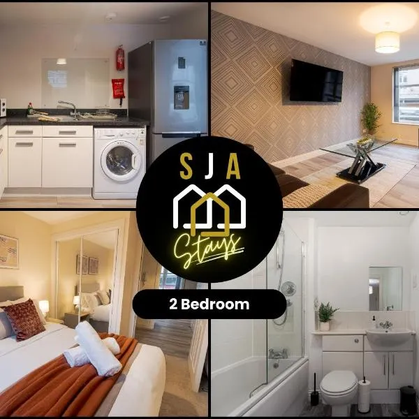 Virginia Street - SJA Stays - Modern 2 Bed Apartment, hotel in Aberdeen