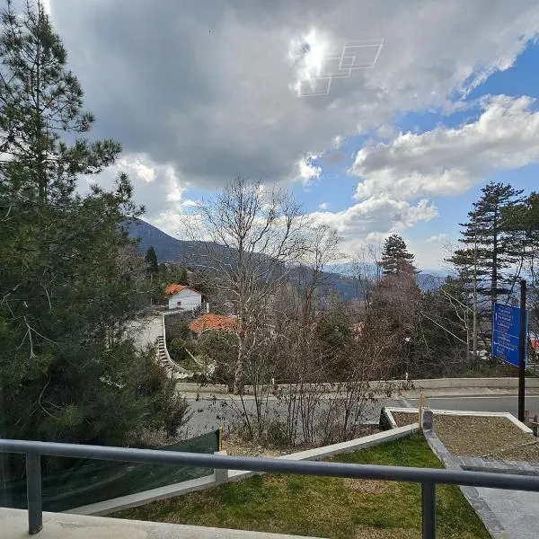 Mountain Villa in Prodromos with Fireplace & Sauna, hotel en Prodromos