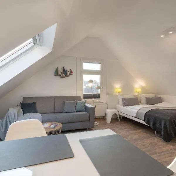 Haus Nordstern Wohnung 5, hotell sihtkohas Borkum