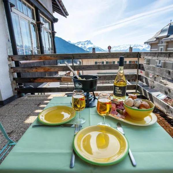 Cosy et calme au coeur de leysin, ξενοδοχείο σε Leysin