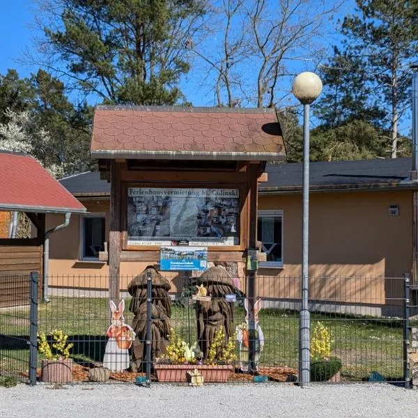 Spreewaldhäuser Golinski mit Kamin am Neuendorfer See, hotel v destinaci Alt Schadow