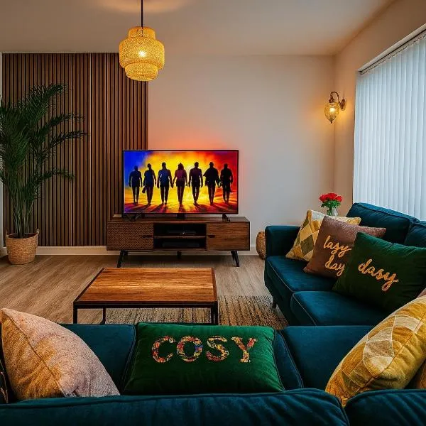 Modern Flat in Glasgow City FREE Parking & Wifi, hotel din Glasgow