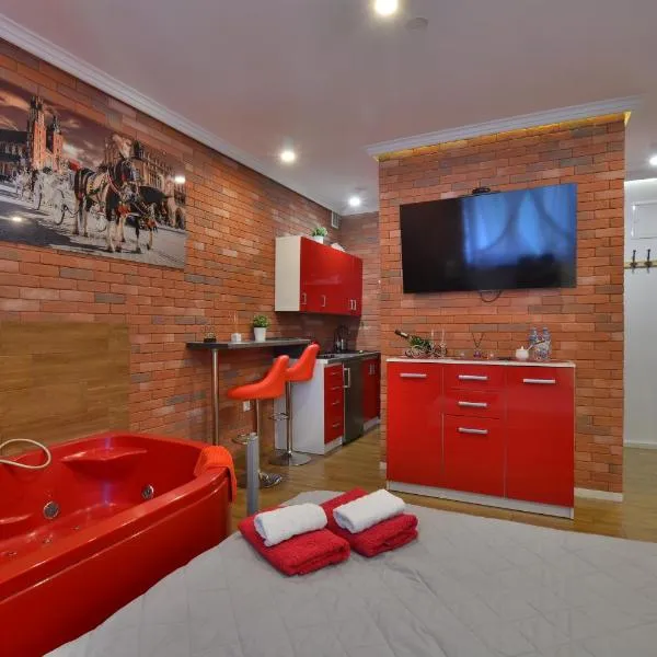 Jacuzzi Apartment Red, hotell Krakówis