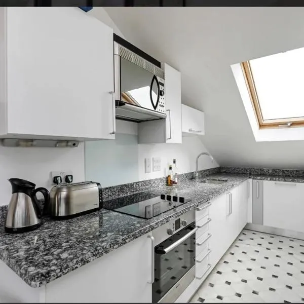 Modern & Cosy 1 Bed Flat in the heart of Wimbledon with parking,位于伦敦的酒店
