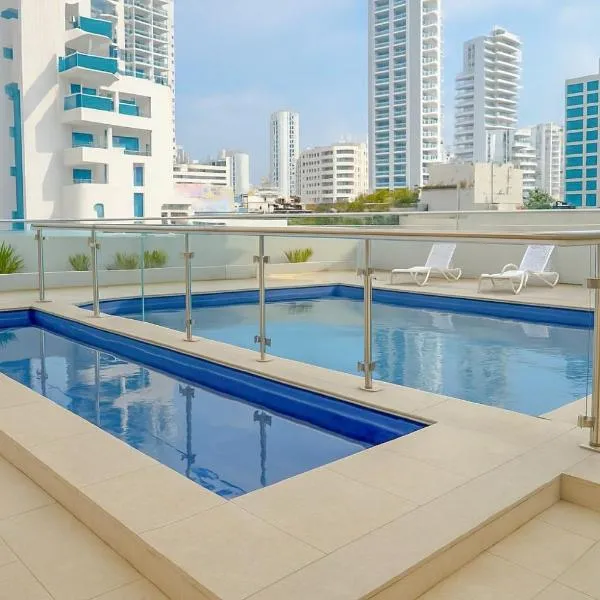 Aprovecha! mar, piscina apartamento moderno familiar y bien ubicado, Hotel in Cartagena