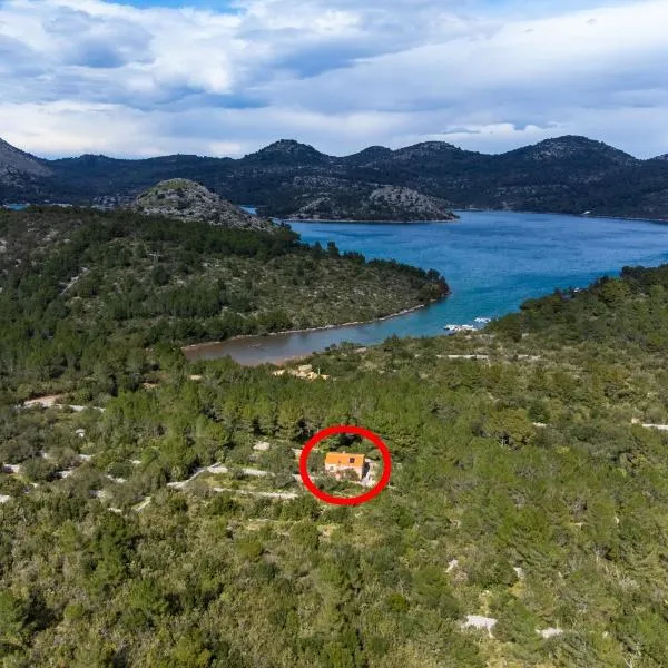 Secluded fisherman's cottage Cove Jaz - Telascica, Dugi otok - 8143, hotel in Sali