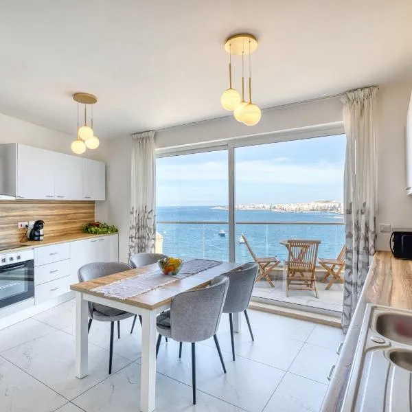 St Paul's Bay में, होटल Blu Mar Sea View Apartments