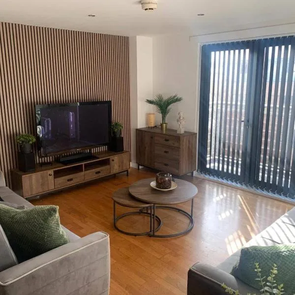 Central Liverpool Apartment-Sleeps 6-Free Parking，位于利物浦的酒店