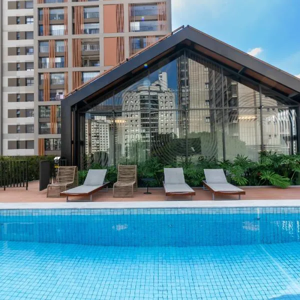 Apê Perdizes C AR piscina e academia prox Allianz, hotel in Sao Paulo