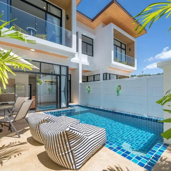 Goldena Twin Private Pool Villas, hotel em Praia de Kamala