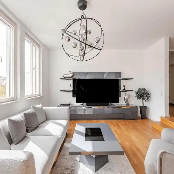 10-12 Personen - Luxus Penthouse Leipzig Zentrum - Thomaskirche、ライプツィヒのホテル