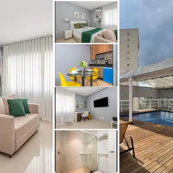 Alphaville-Industrial com cozinha-piscina e academia-500mega, hotel em Barueri