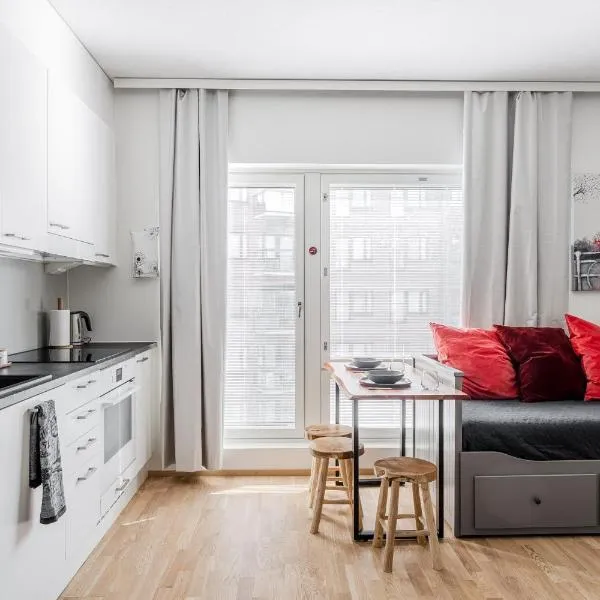 28m2 condo & own parking place indoors, hotell Turus